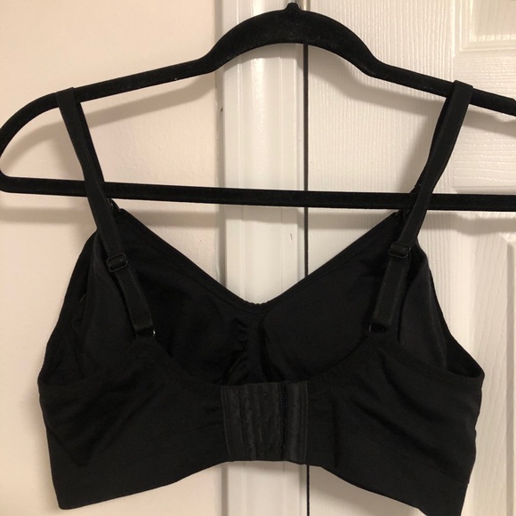 Motherhood Maternity Nursing Bra, Black, Size Large - Picture 4 of 6